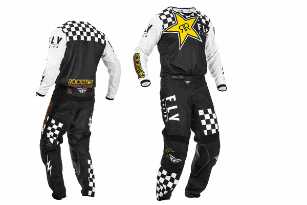 【2020モデル 一斉値下げ!!】FLY “KINETIC” MXウエア上下セット ROCKSTAR ブラック/ホワイト/イエロー 【2020モデル 一斉値下げ!!】FLY “KINETIC” MXウエア上下セット ROCKSTAR ブラック/ホワイト/イエロー